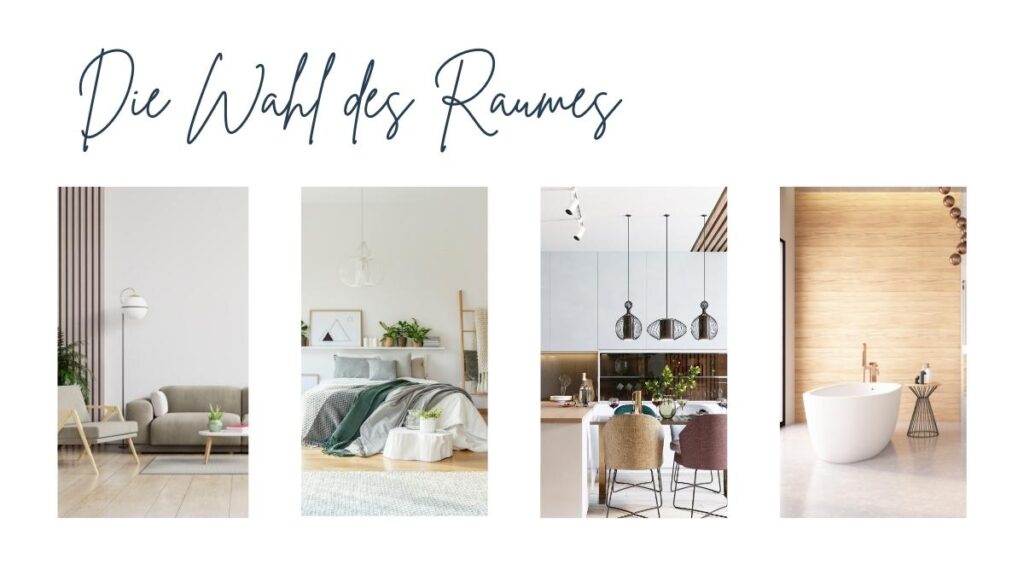 Moodboard erstellen Raum wählen